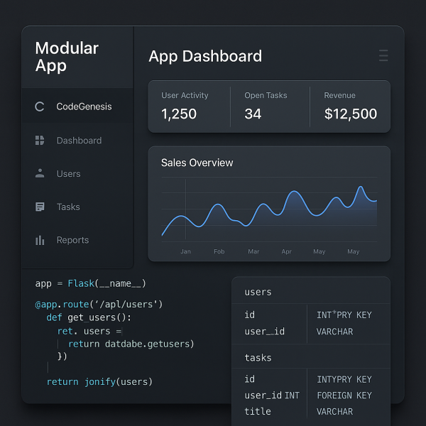 CodeGenesis: Modular App Framework